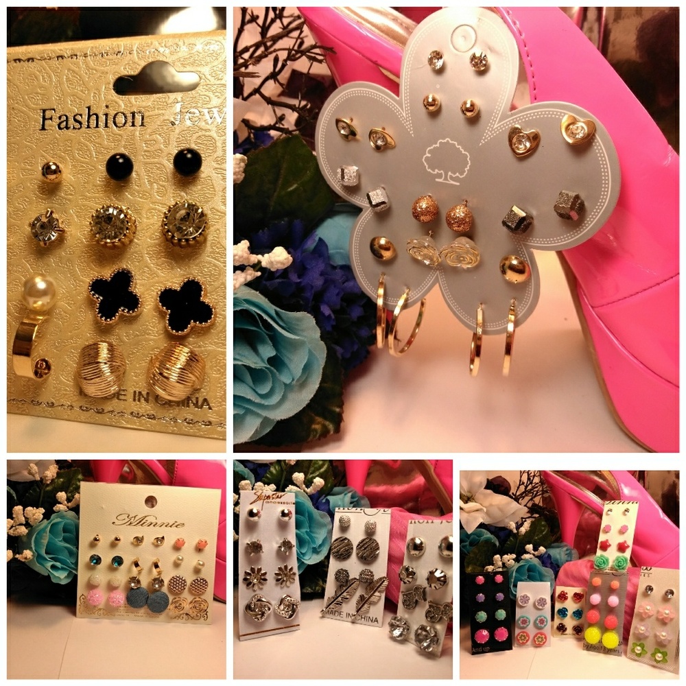 100+ Pcs. New Earring Costume Collection